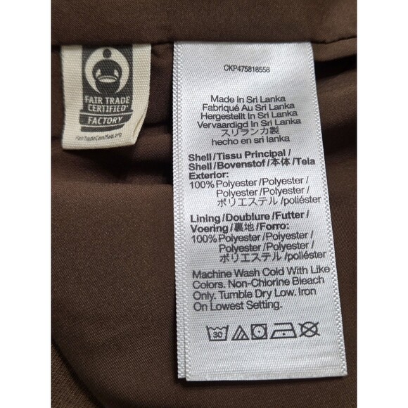 NWT Madewell Blazer Womens Medium Polyester Brown Cognac Toffee Pockets F2.6 - Picture 8 of 13